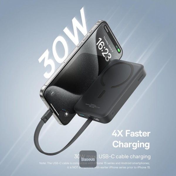 پاوربانک بیسوس مگ سیف 10000MHA 30W MAGPRO