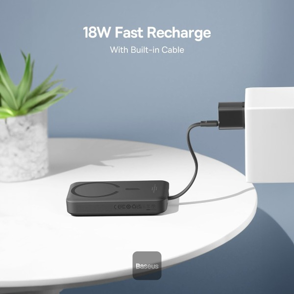 پاوربانک بیسوس مگ سیف 10000MHA 30W MAGPRO